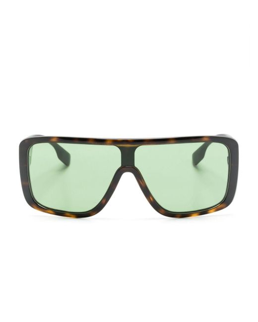 Burberry Green Be4406u Oversize-frame Sunglasses