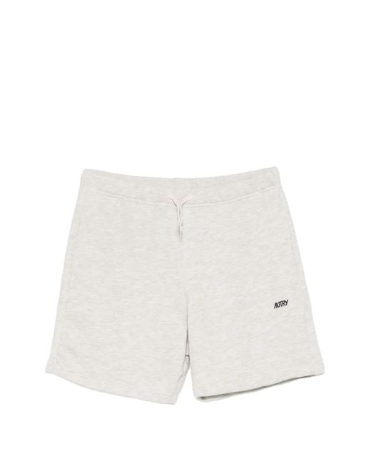 Shorts Con Coulisse di Autry in White da Uomo