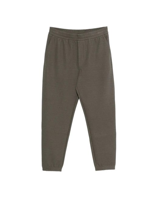 Emporio Armani Gray Sweatpants for men