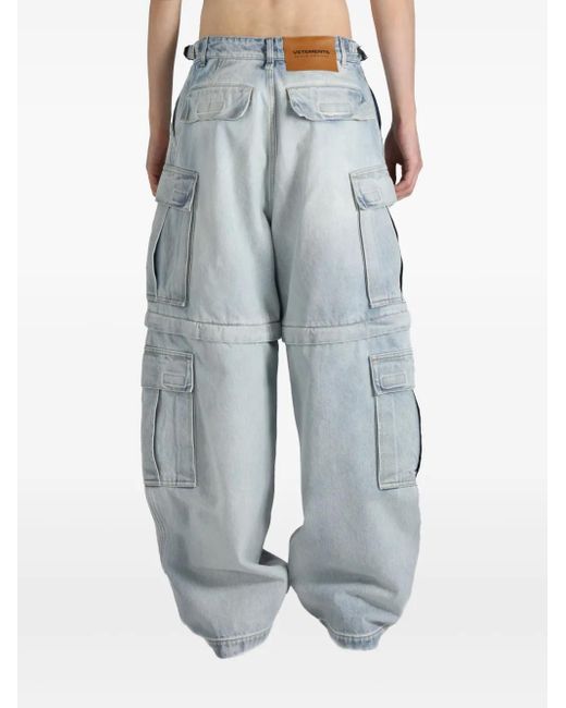 Vetements Gray Cargo Jeans