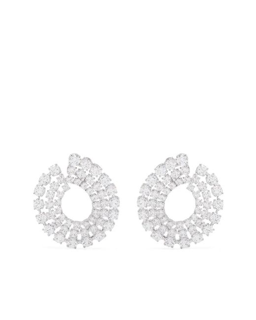 Swarovski White Matrix Ohrringe