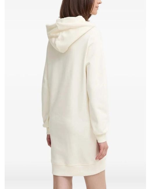 Joop! Natural Crystal-Embellished Hooded Dress