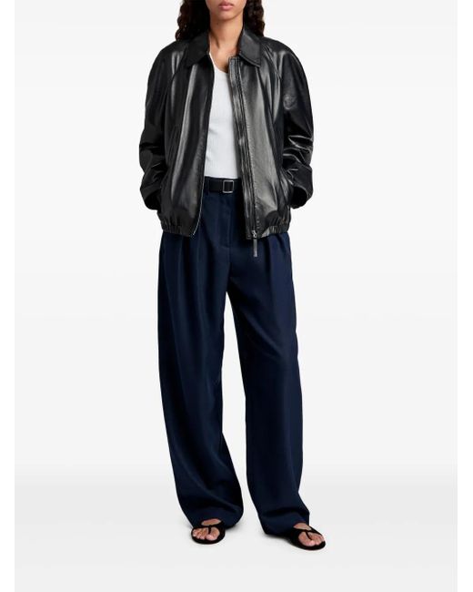 Proenza Schouler Black Beck Bomber Jacket