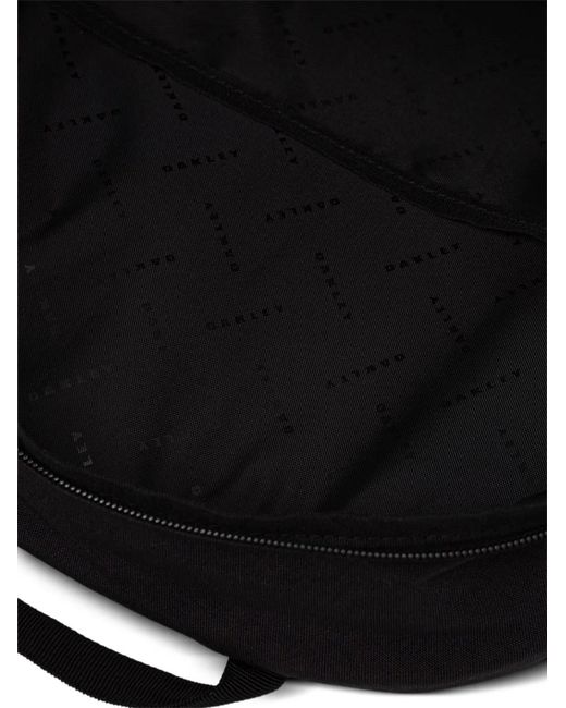 Oakley Black Enduro Logo-Plaque Zip-Fastening Backpack