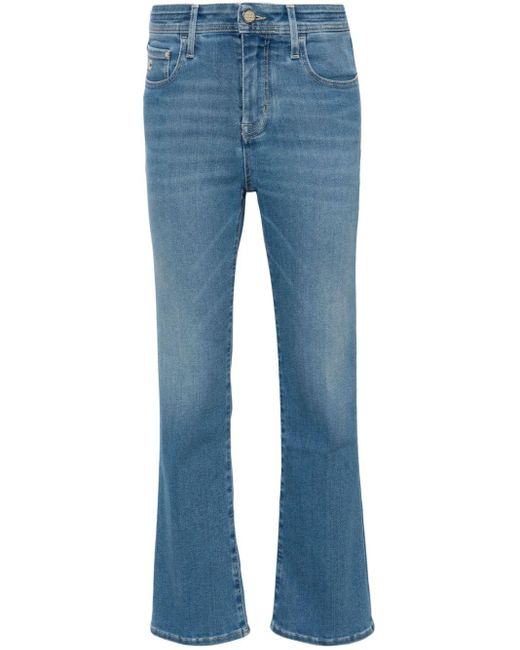 Jacob Cohen Blue Kate High-rise Cropped Jeans