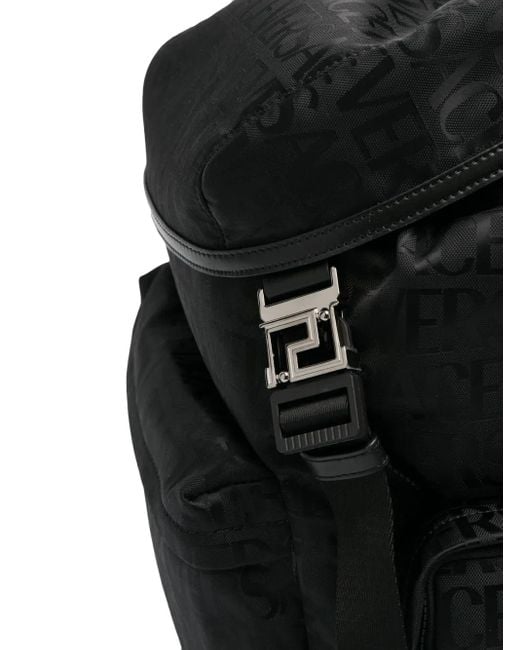 Mochila Allover Neo Versace de hombre de color Black