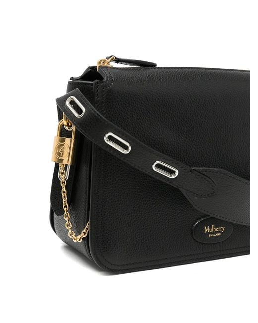 Mulberry Black Billie Leather Crossbody Bag