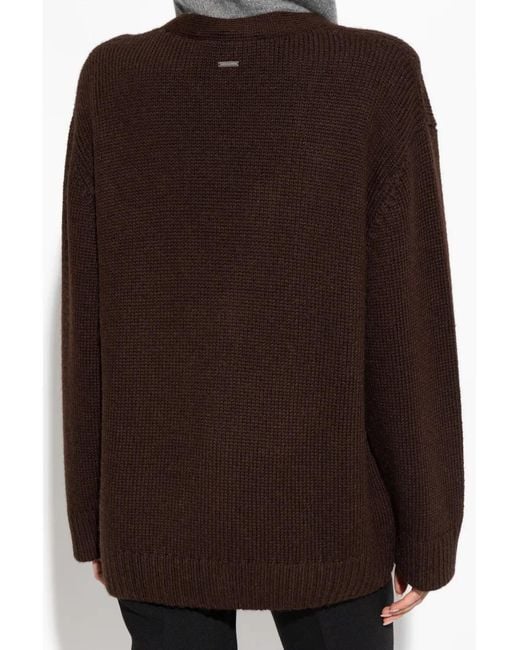 DSquared² Black Wool Cardigan