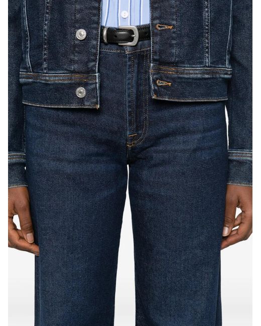 Seven7 Blue Lotta Five-Pocket Jeans