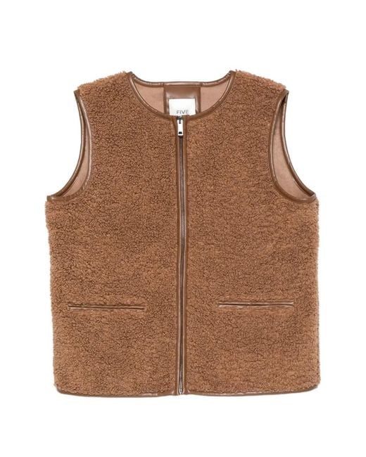 Five Jeans Brown Gilet