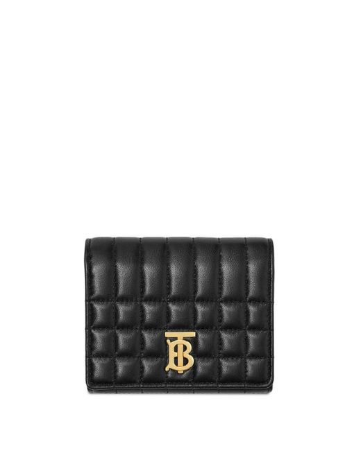 Burberry Black Lola Quilted Leather Wallet