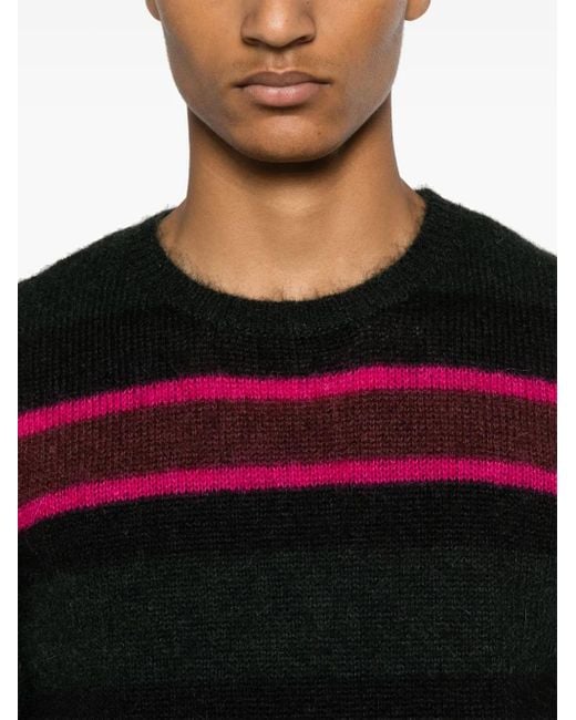 Saint Laurent Black Mohair Sweater for men