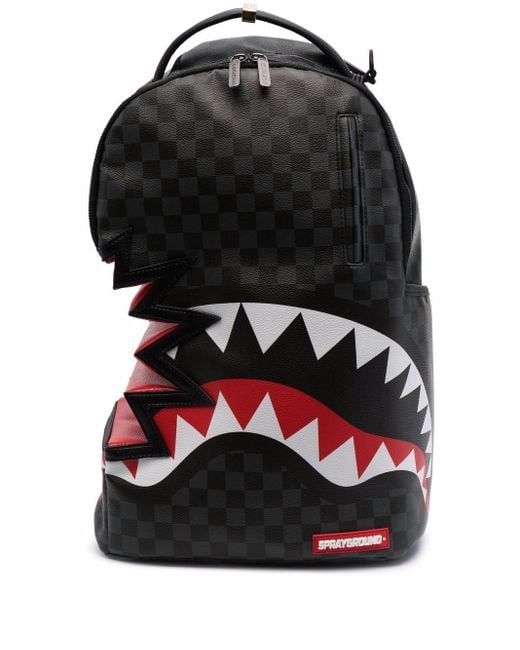 Zaino con stampa di Sprayground in Black da Uomo