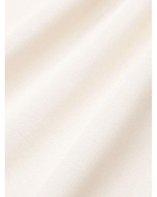 Sporty & Rich Natural Action Logo-Print Track Pants