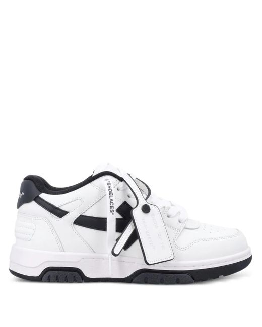 Off-White c/o Virgil Abloh White Low-Top Sneakers With Contrast Accents