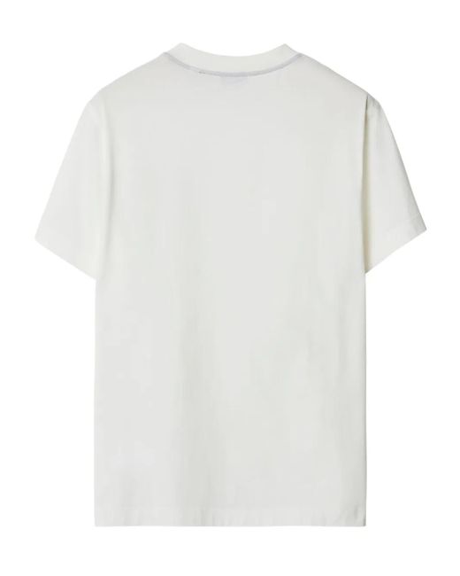 Burberry White T-Shirts And Polos for men