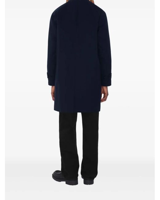 Single-Breasted Coats Burberry de hombre de color Blue