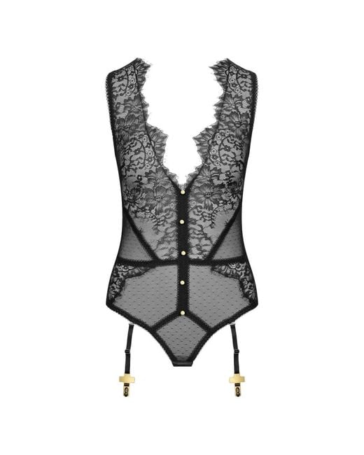 Maison Close Gray Inspiration Divine Floral-Lace Body