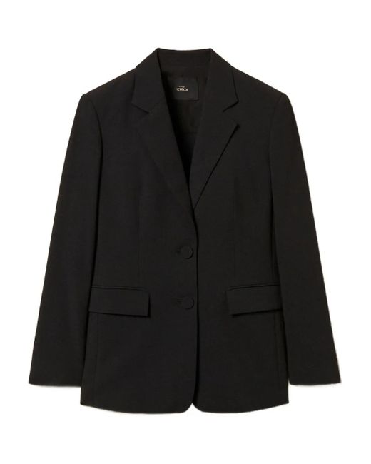 Twinset Black Single-Breasted Blazer