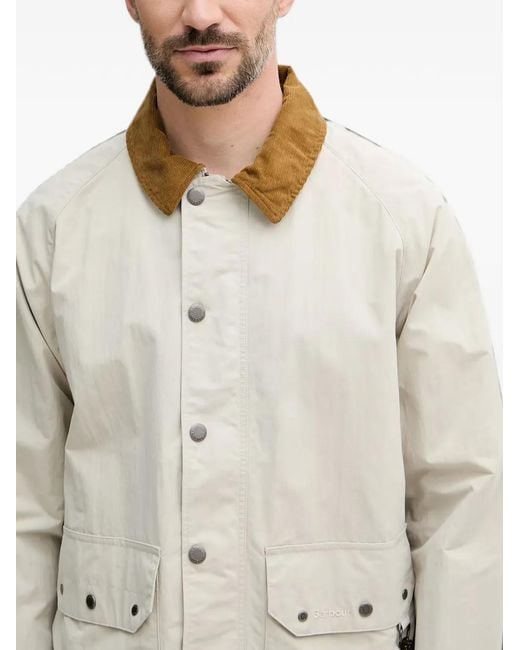 Barbour Natural Re-Engineered Corduroy-Collar Jacket for men