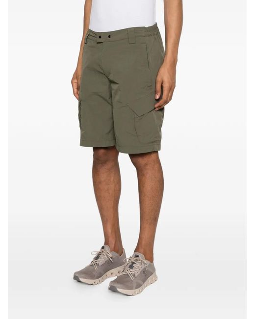 JG1 Green Multiple-Pocket Shorts for men