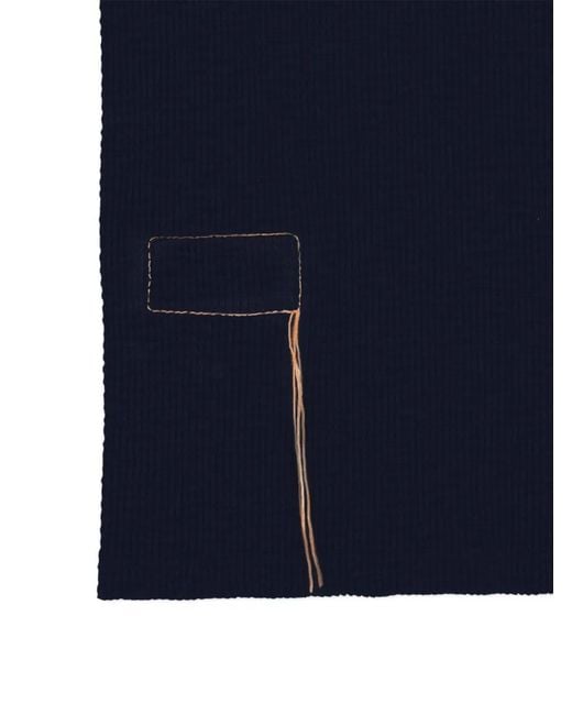 Fortela Blue Missourim Waffle Polo Shirt for men