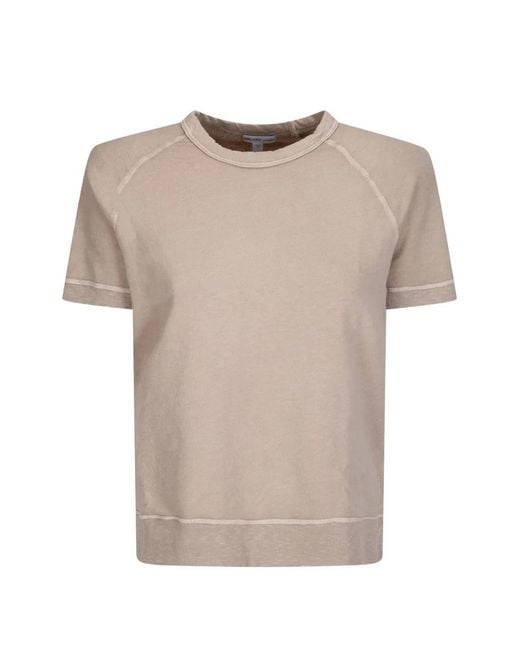 James Perse Natural T-Shirt À Manches Raglan