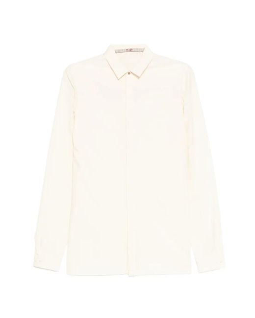 Ma+ White Cotton Shirt for men