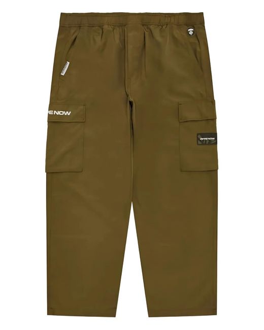 Aape By A Bathing Ape Green Cargo-Pocket Pants for men