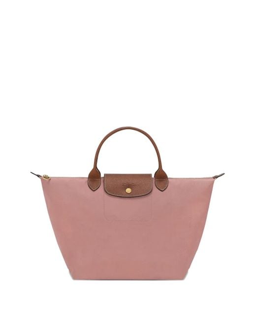 Longchamp Purple Le Pliage Shopper