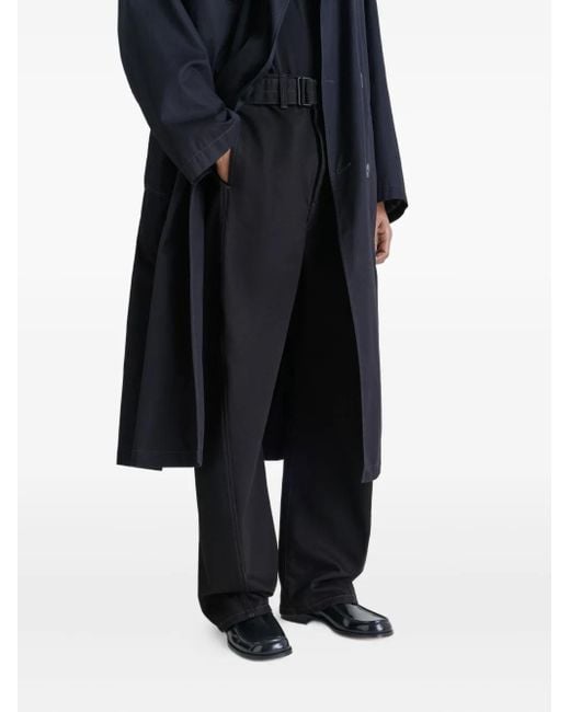Lemaire Black Leather Loafers