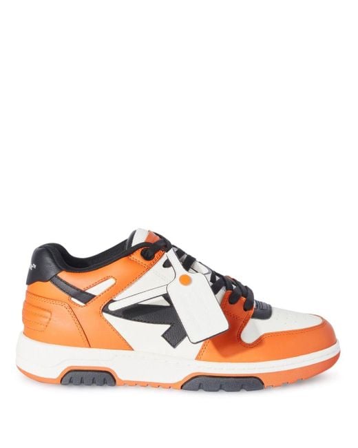 Off-White c/o Virgil Abloh Out of Office Sneakers in Orange für Herren
