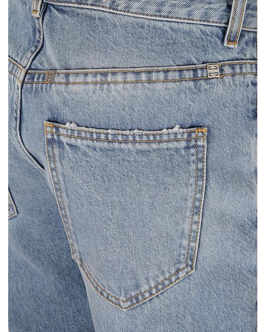 Givenchy Blue Distressed Jeans