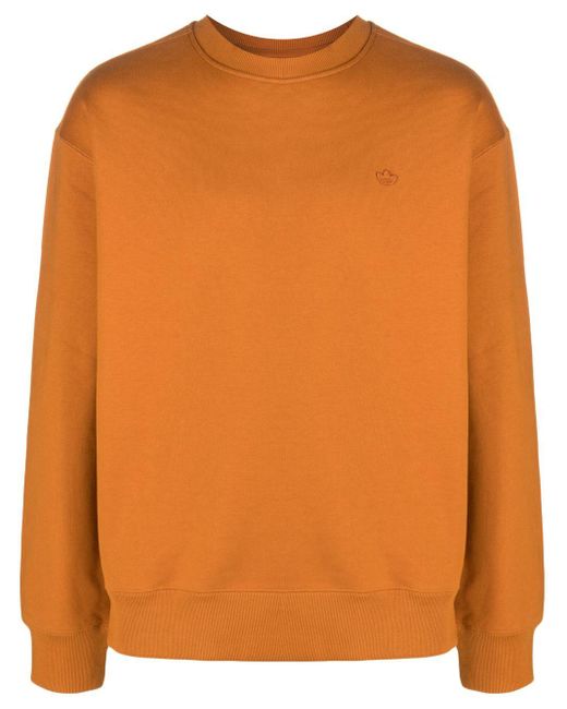 Adidas Sweater Met Logopatch in het Orange voor heren