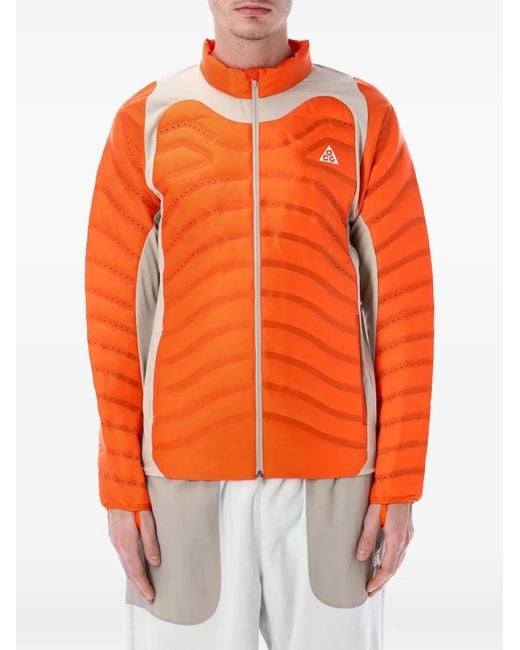 Nike Orange Lava Loft Jacket for men