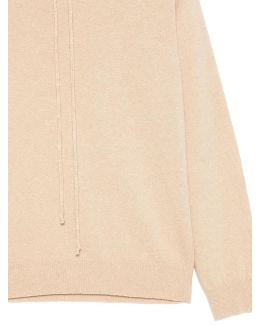 SERGIO MORETTI FIRENZE Natural Drawstring Hoodie