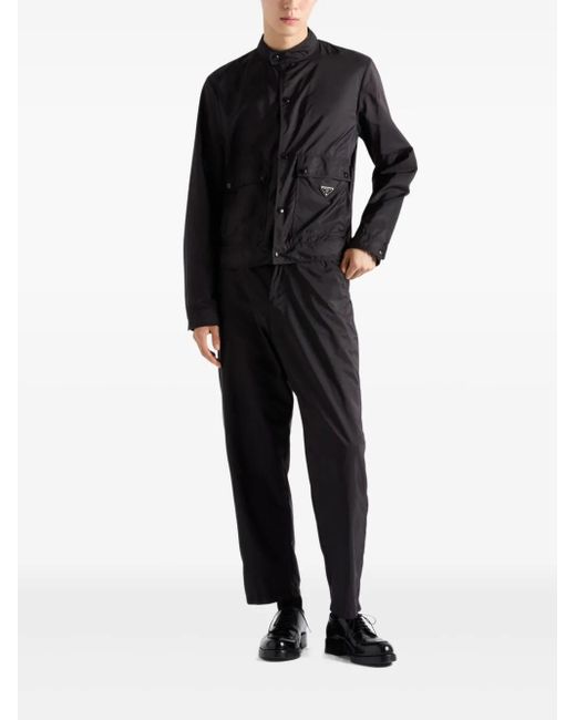 Prada Black Re-Nylon Triangle Jacket for men