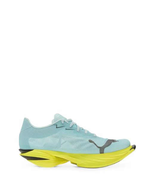PUMA Green Fast-R Nitro Elite 3 Lace-Up Sneakers for men