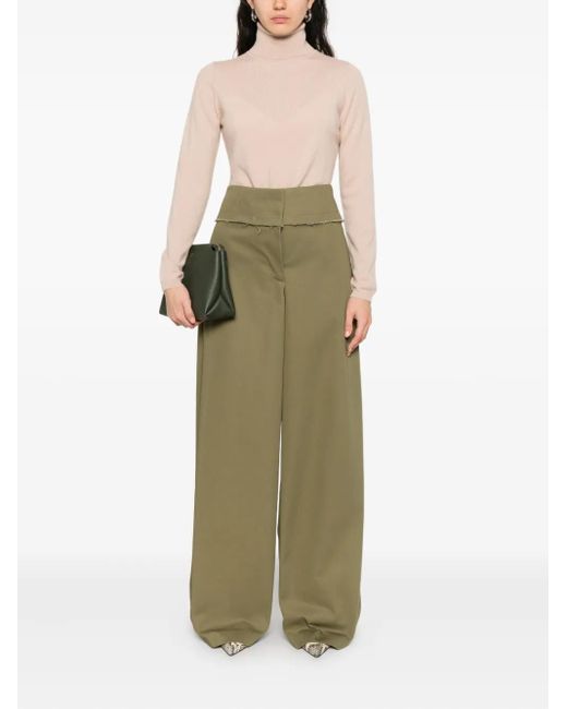 Allude Natural Turtleneck Cashmere Sweater