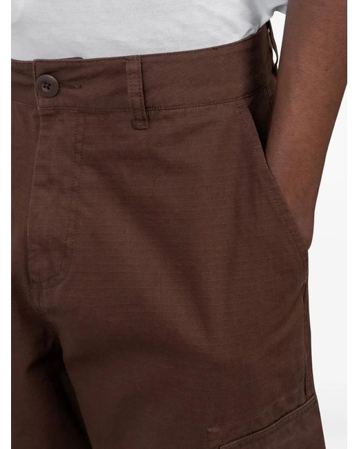 by Parra Brown Stuff Ripstop Cargo Pants for men