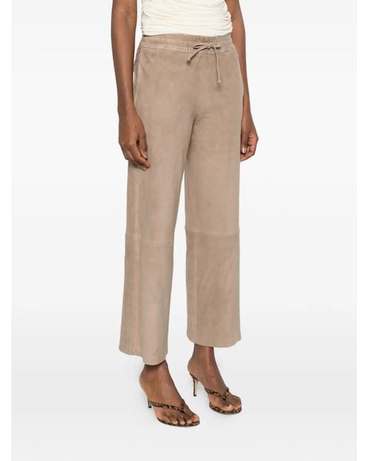 Arma White Drawstring Trousers