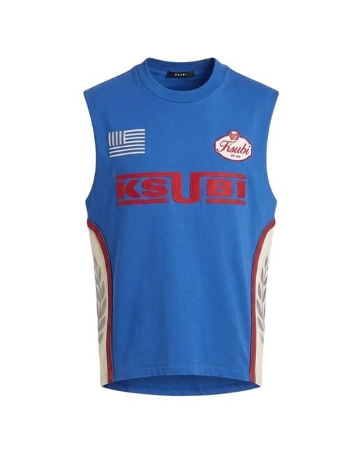 Ksubi Blue Zoom Ekcess Vest for men