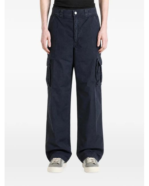 ERL Blue Ripstop Cargo Pants