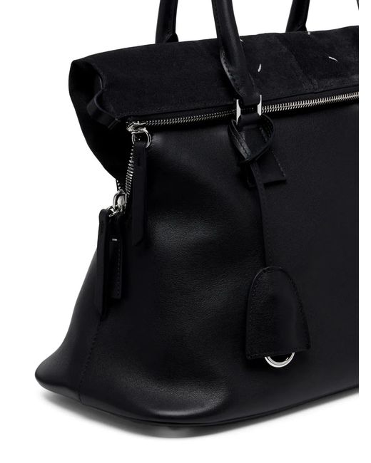 Maison Margiela Black 5Ac Soft Medium Bag