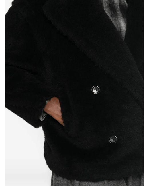 Max Mara Black Malcuno Double-Breasted Jacket