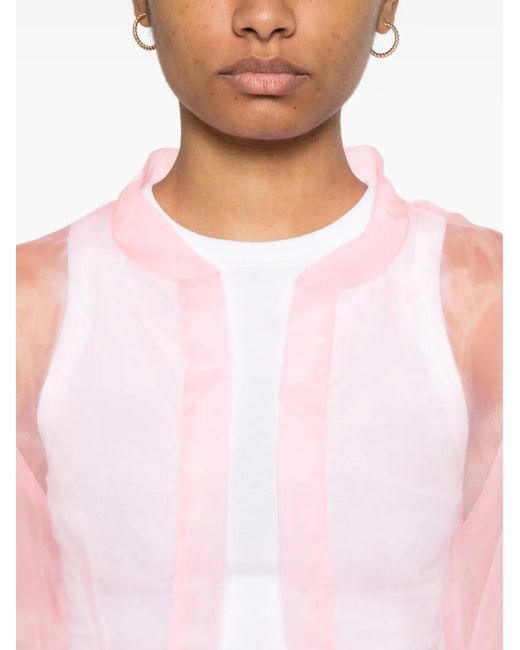 Twinset Pink Organza Jacket