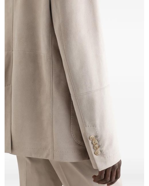 Dolce & Gabbana Natural Single-Breasted Jacket for men