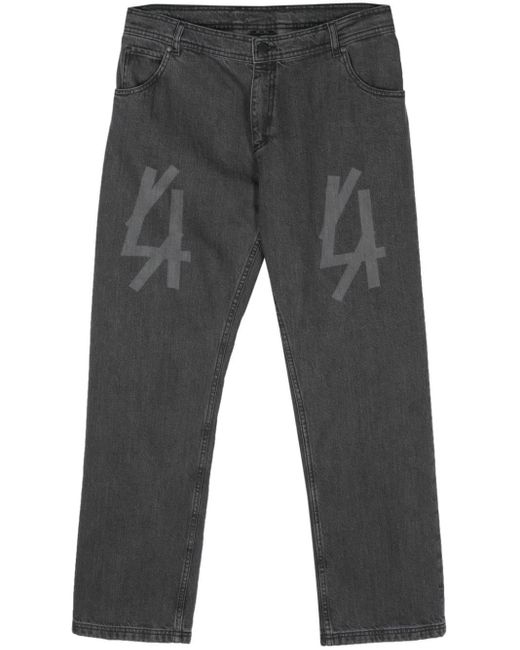 44 Label Group Skyscraper Straight-Leg-Jeans in Gray für Herren