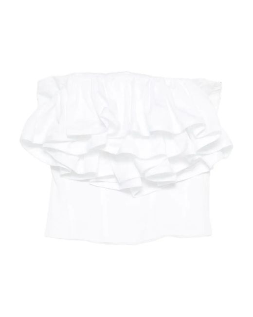Viktor & Rolf White Ruffled Top