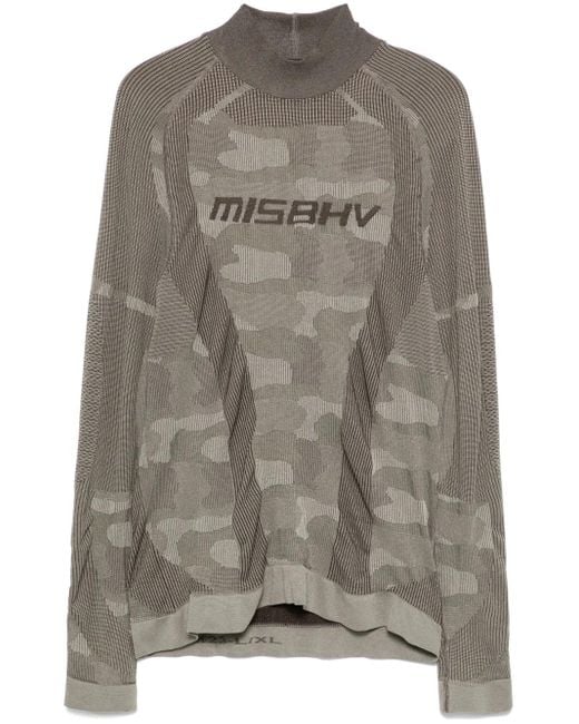 M I S B H V Camo Sport Pullover in Gray für Herren